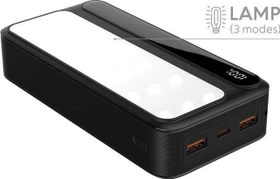 Rebeltec Powerbank P20 LCD PD Lamp 20000mAh 22.5W schwarz