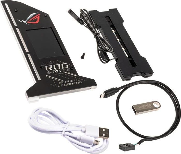 Lamptron PC Hardware Monitor & Graphics Card Holder, Grafikkarten-Halterung