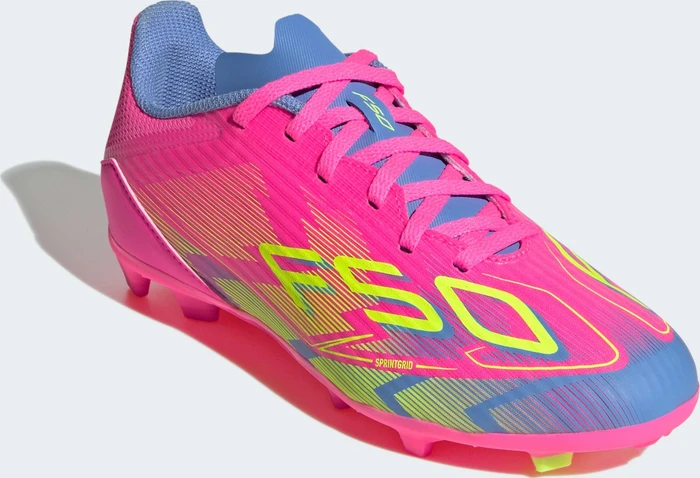 adidas F50 League FG/MG lucid pink/lucid lemon/blue fusion (Junior)