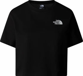 The North Face Simple Dome Crop T-Shirt kurzarm tnf black (Damen)