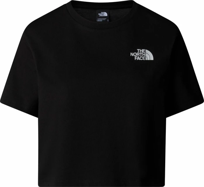 The North Face Simple Dome Crop T-Shirt kurzarm tnf black (Damen)