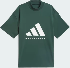 adidas Basketball 001 T-Shirt kurzarm mineral green (Herren)