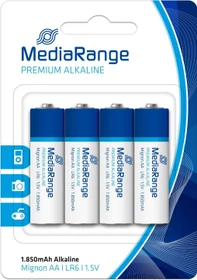 MediaRange Premium Alkaline Mignon AA, 4er-Pack
