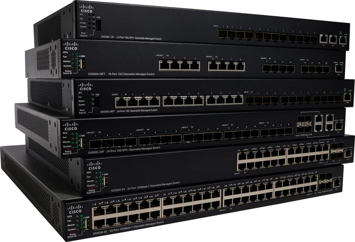 Cisco SX550X Rackmount 10G Managed Switch, 20x RJ-45, 4x RJ-45/SFP+