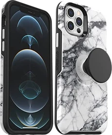 Otterbox Otter + Pop Symmetry für Apple iPhone 12 Pro Max white marble graphic