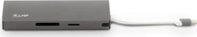 LMP USB-C Travel Dock, 9-Port, USB-C 3.0 [Stecker], space gray (18641)