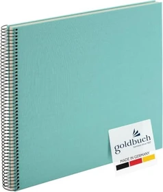 Goldbuch Spiralalbum Bella Vista 35x30 weiße Seiten gelb