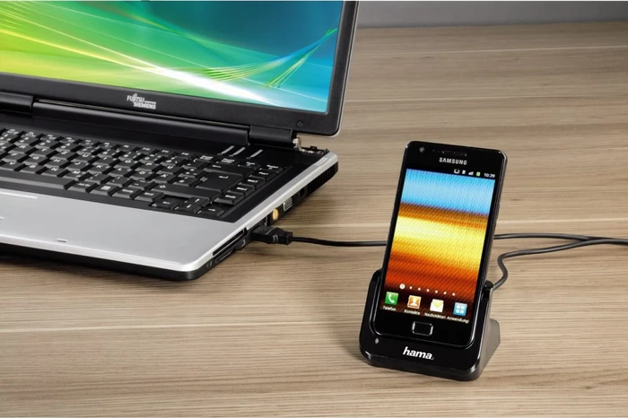 Hama USB Dockingstation für Samsung Galaxy S2
