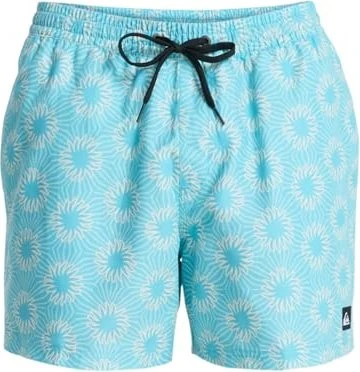 Quiksilver Everyday Printed Volley 15" Badeshorts aqua/ocean mayhem (Herren)