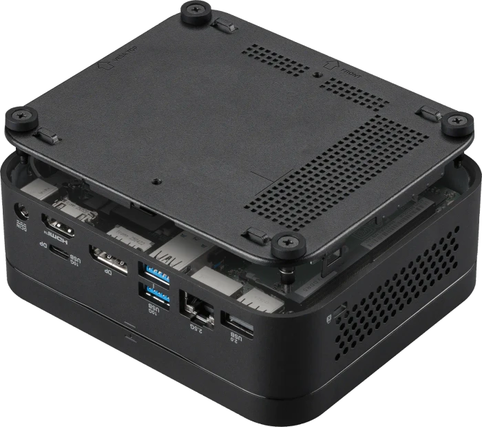 ASUS NUC 14 Essential Fanless Kit - Mill Canyon - RNUC14MLK1500002, N150, EU-Netzkabel
