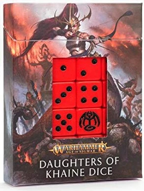 Games Workshop Warhammer Age of Sigmar - Würfelset: Daughters of Khaine