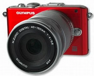 Olympus PEN E-PL3 rot mit Objektiv M.Zuiko digital ED 14-150mm 4.0-5.6
