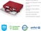 Dicota Eco Slim Case Base 13-14.1" Notebooktasche rot Vorschaubild