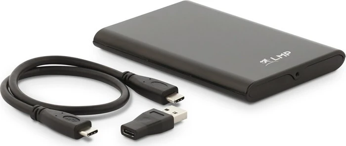 LMP DataMobile Festplattengehäuse, schwarz, 2.5", USB-C 3.1