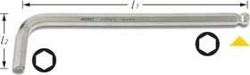 Hazet Innensechskant Winkelschlüssel, 1.5x91.5mm