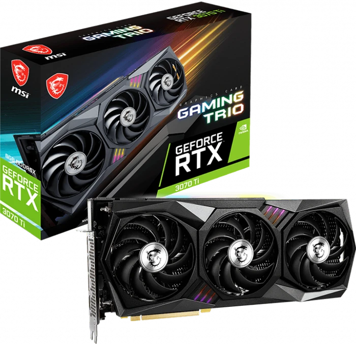 MSI GeForce RTX 3070 Ti Gaming Trio 8G, 8GB GDDR6X, HDMI, 3x DP