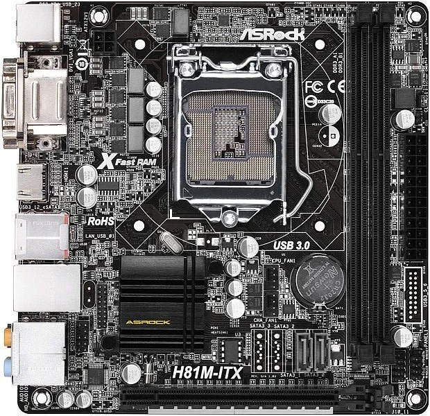 ASRock H81M-ITX (Intel 1150)