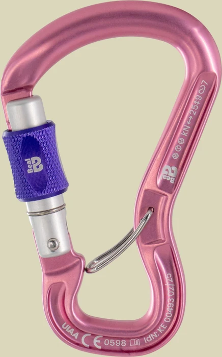 Beal Orient Express Schraubkarabiner rosa