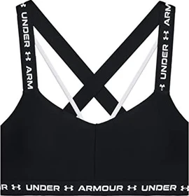 Under Armour Crossback Low Sport-BH schwarz/weiß (Damen)