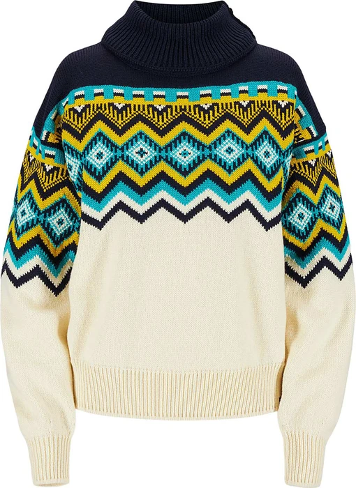 Dale of Norway Randaberg Strickpullover off white/navy/peacock (Damen)