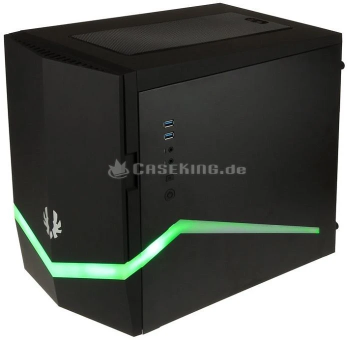 BitFenix Colossus M Mini-ITX schwarz, Mini-ITX