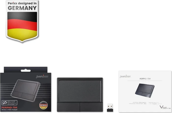 Perixx PERIPAD-504 Wired Touchpad, schwarz, USB-A