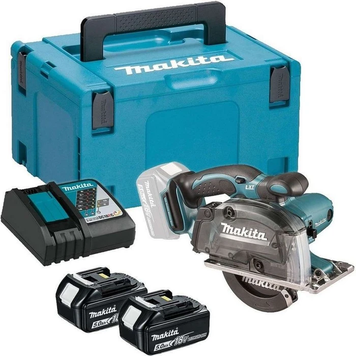 Makita DCS552RTJ Akku-Handkreissäge inkl. MAKPAC + 2 Akkus 5.0Ah