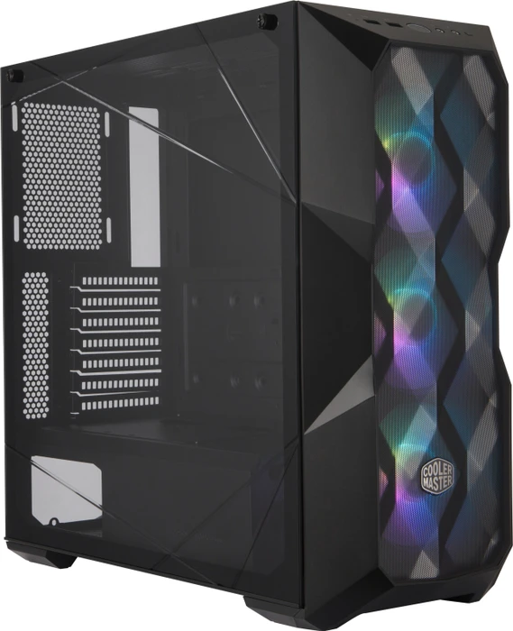 Cooler Master MasterBox TD500 Mesh ARGB, schwarz, ohne RGB-Controller, Glasfenster