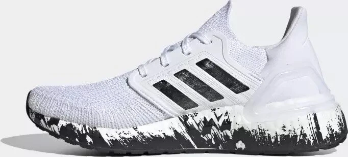 adidas Ultraboost 20 cloud white/core black/signal coral (Damen)