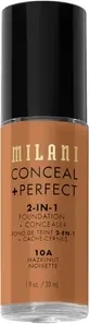 Milani Conceal + Perfect 2-in-1 Foundation + Concealer 10A hazelnut, 30ml