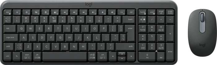 Logitech MK250 Compact Wireless Combo Graphite, Bluetooth, US