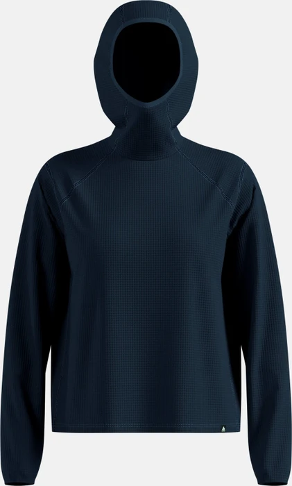 Odlo Cubic Multisport Midlayer Hooded Funktionsshirt langarm dark sapphire (Damen)