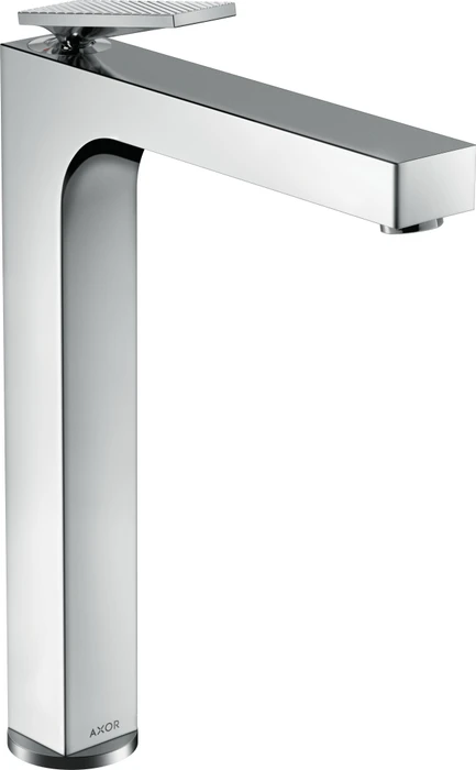 Hansgrohe Axor Citterio 280 Waschbeckenarmatur mit Hebelgriff und Rautenschliff chrom