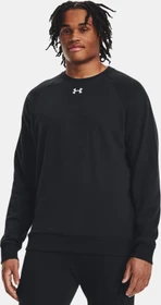 Under Armour Rival Fleece Crew Sweatshirt schwarz/weiß (Herren)