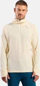 Odlo X-Alp Trail Half Zip Hooded Laufshirt langarm gardenia (Herren)