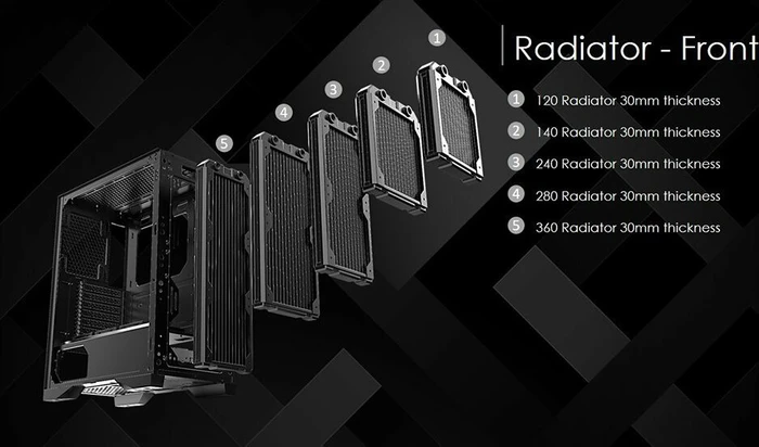 Raijintek Silenos, Glasfenster