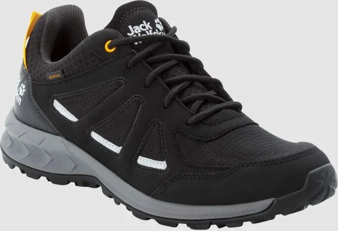 Jack Wolfskin Woodland 2 Texapore Low black/burly yellow xt (Herren)