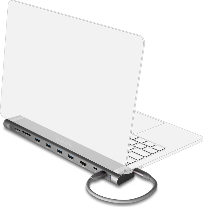 DeLOCK USB Type-C Slim Dockingstation 4K, USB-C 3.0 [Buchse]
