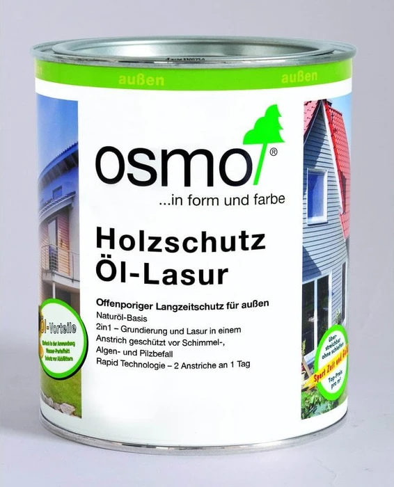 Osmo Holzschutz Öl-Lasur 707 außen nussbaum, 750ml