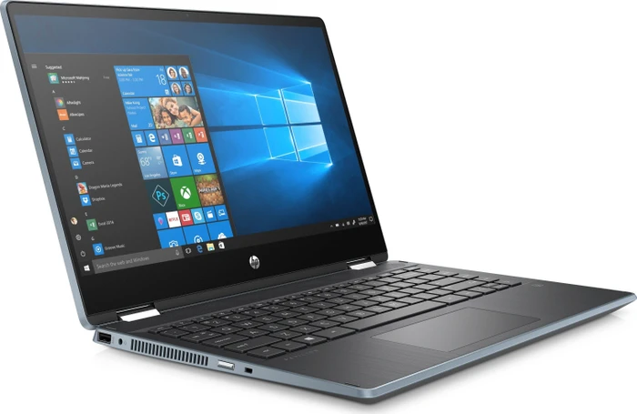 HP Pavilion x360 14-dh0400ng, Cloud Blue/Ash Silver, Core i5-8265U, 8GB RAM, 256GB SSD, GeForce MX130, DE