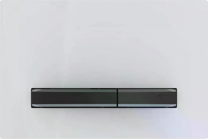 Geberit Sigma50 Betätigungsplatte weiß/schwarzchrom
