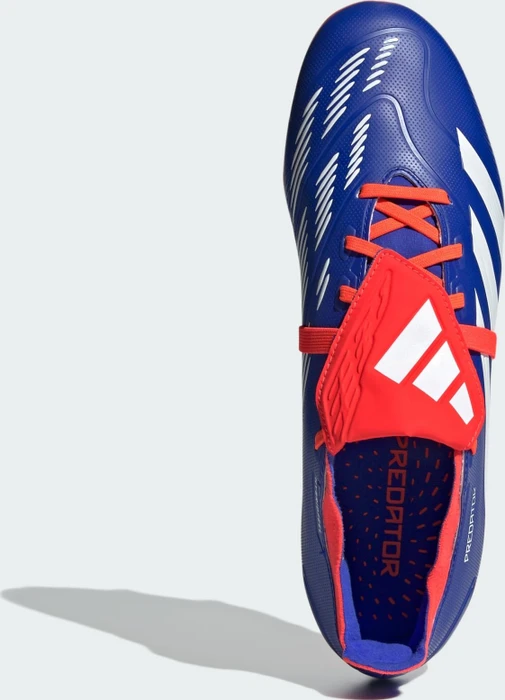 adidas Predator League Fold-Over Tongue FG lucid blue/cloud white/solar red