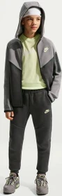 Nike Sportswear Tech Fleece Trainingshose lang anthracite/black/light liquid lime (Junior)