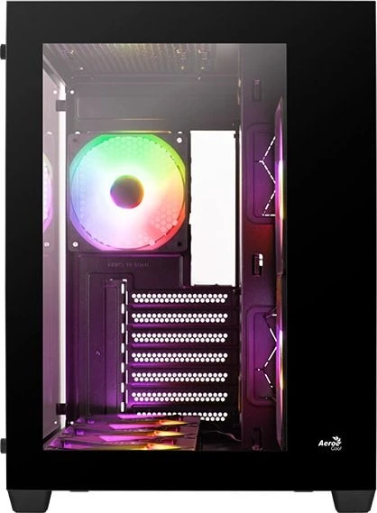 AeroCool Dryft [V2], Lüfter LED ARGB, Glasfenster