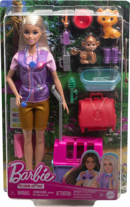 Mattel Barbie - Ich wäre gern... Tierrettungsspielset