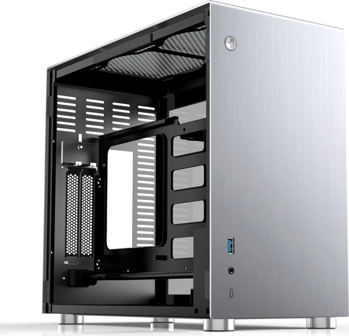 Jonsbo V10, silber, Mini-ITX