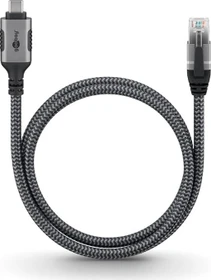 goobay CAT6 U/FTP 1.5m Ethernet-Kabel LAN-Adapter, RJ-45, USB-C 3.0 [Stecker] (70697)