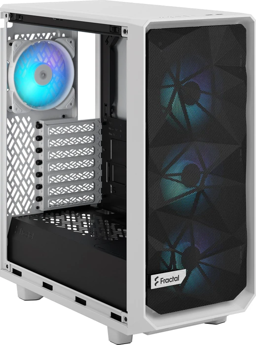 Fractal Design Meshify 2 Compact RGB White TG Clear Tint, Glasfenster