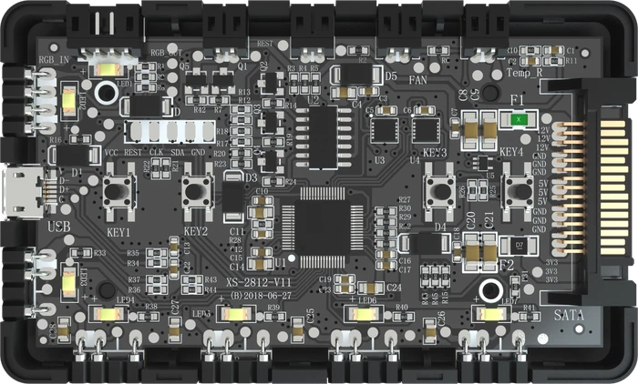 Cooler Master Addressable RGB LED Controller, schwarz
