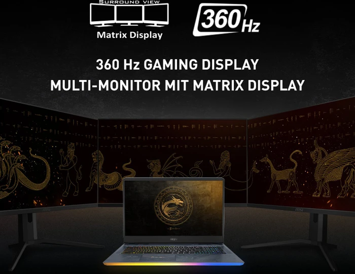MSI GE76 Dragon Tiamat 11UH-290, Core i9-11980HK, 32GB RAM, 2TB SSD, GeForce RTX 3080, DE